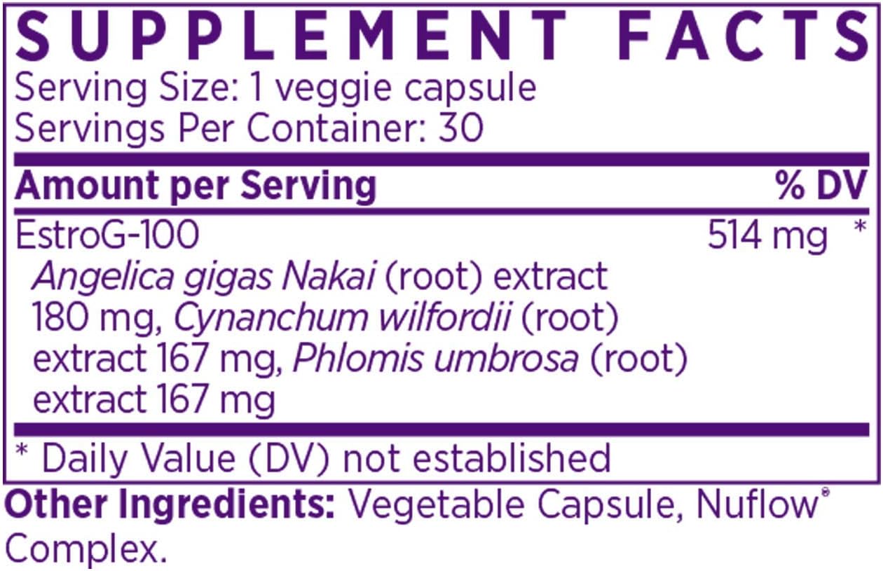 NAOMI Harmony - Patented EstroG-100® for Menopause Support - Non-Estrogenic Hot Flash, Night Sweat & Sleep Comfort - Hormone-Free Botanical Formula, Non-GMO, Vegan, 1-Capsule Daily, 30-Day Supply