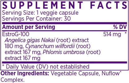 NAOMI Harmony - Patented EstroG-100® for Menopause Support - Non-Estrogenic Hot Flash, Night Sweat & Sleep Comfort - Hormone-Free Botanical Formula, Non-GMO, Vegan, 1-Capsule Daily, 30-Day Supply