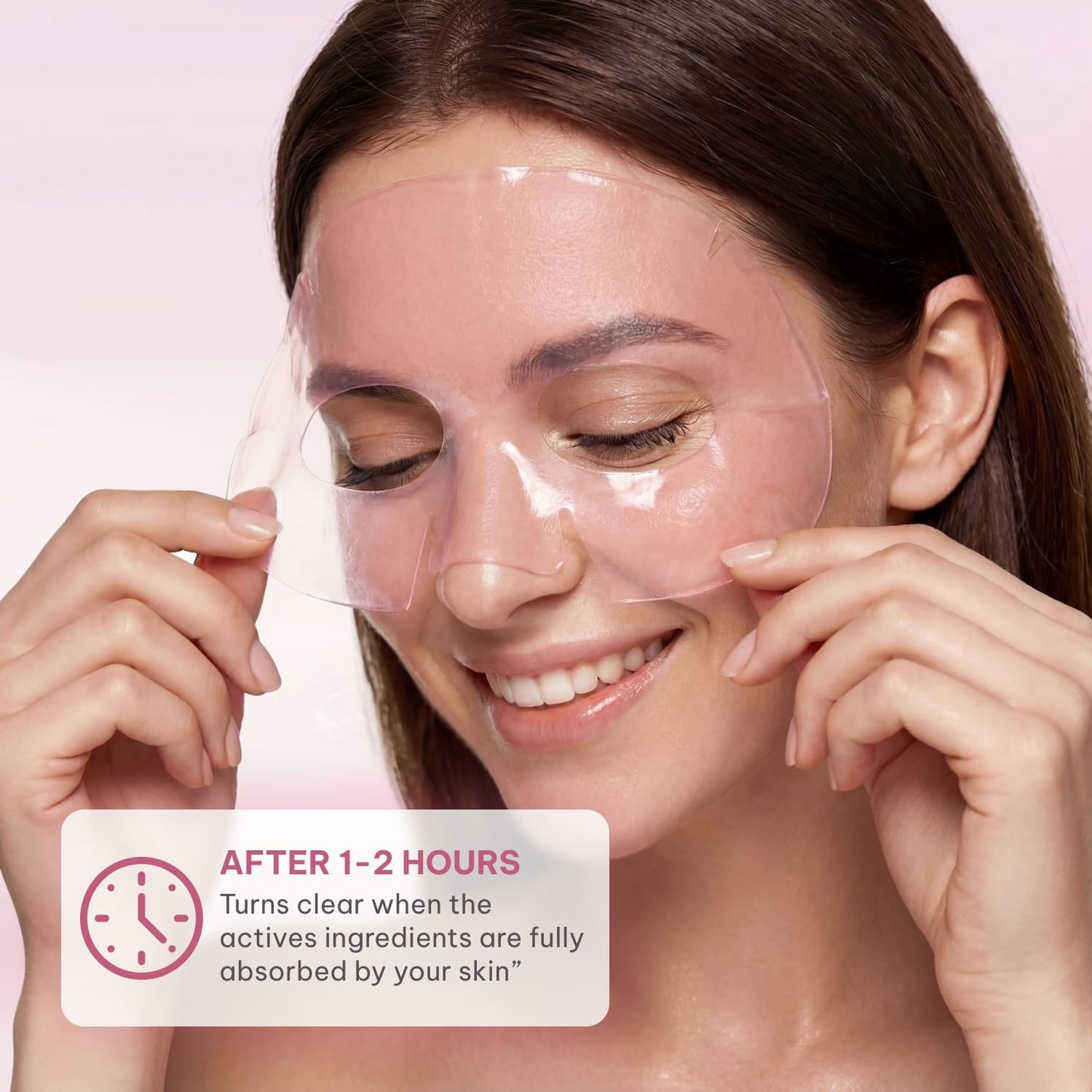 Quasi Salmon PDRN Collagen Mask – Korean Skin care Gel Face Mask for Hydration, Firming & Smoothing Skincare, Collagen Boost & Pore Care – 4 Masks, Non-Irritating, Natural Ingredients