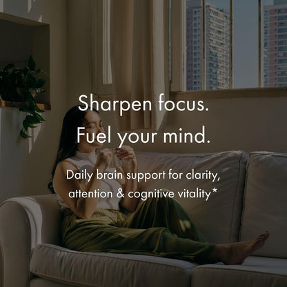 NAOMI BrainSpan™ with BDNF Support - Supports Working Memory, Focus & Concentration - CogniSage™, CognatiQ®, Lion Mane, Phosphatidylserine, Ginkgo Biloba, B6 & B12, Non-GMO, 30-Day Supply