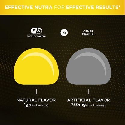 EFFECTIVE NUTRA Creatine Gummies for Men & Women - Creatine Monohydrate
