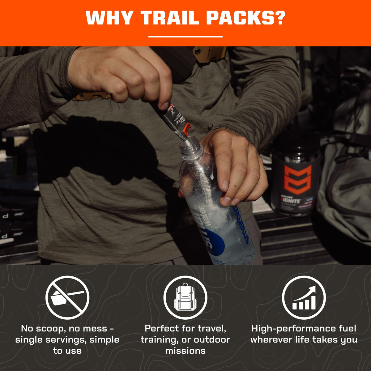 MTN OPS Ignite Energy Powder, Zero Sugar, Tiger's Blood
