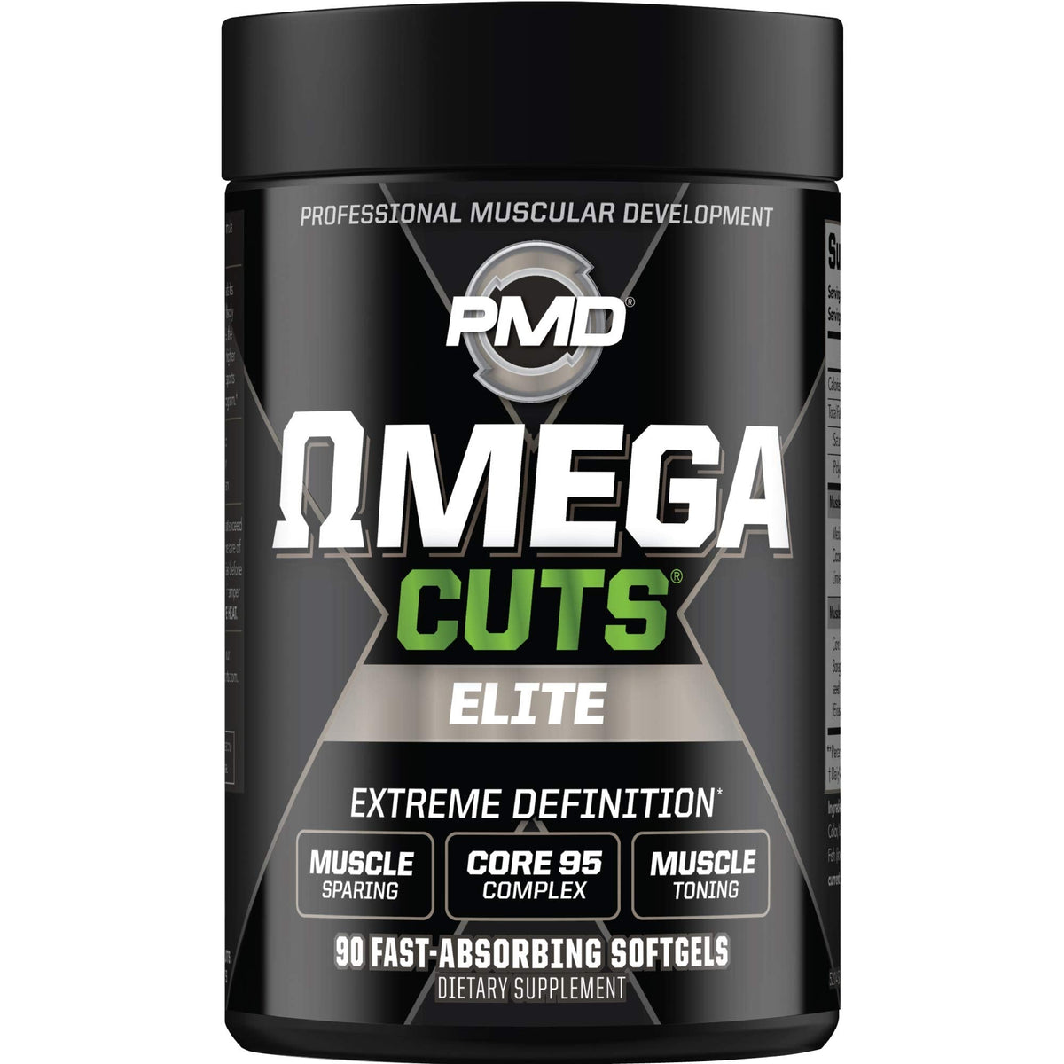 PMD Sports Ultra Pump Fuel Insanity - Pre Workout - Grape Gusher (30 Servings) Sports Omega Cuts Elite Thermogenic Fat Burner (90 Softgels)