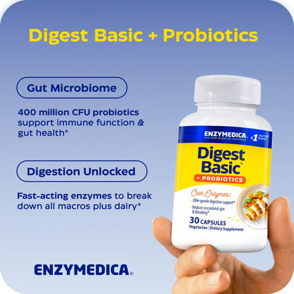 Enzymedica Digest Basic + Probiotics - 90 Caps