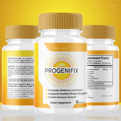 rize labs (2 Pack) Progenifix Weight Loss Supplement, Progenifix Capsules Total Body Wellness