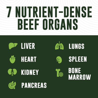 Left Coast Performance 25% IgG Colostrum Powder & Beef Organ Supplement - Bovine Wellness Bundle for Men and Women's Gut Health Energy Hormone Balance and Immune Support