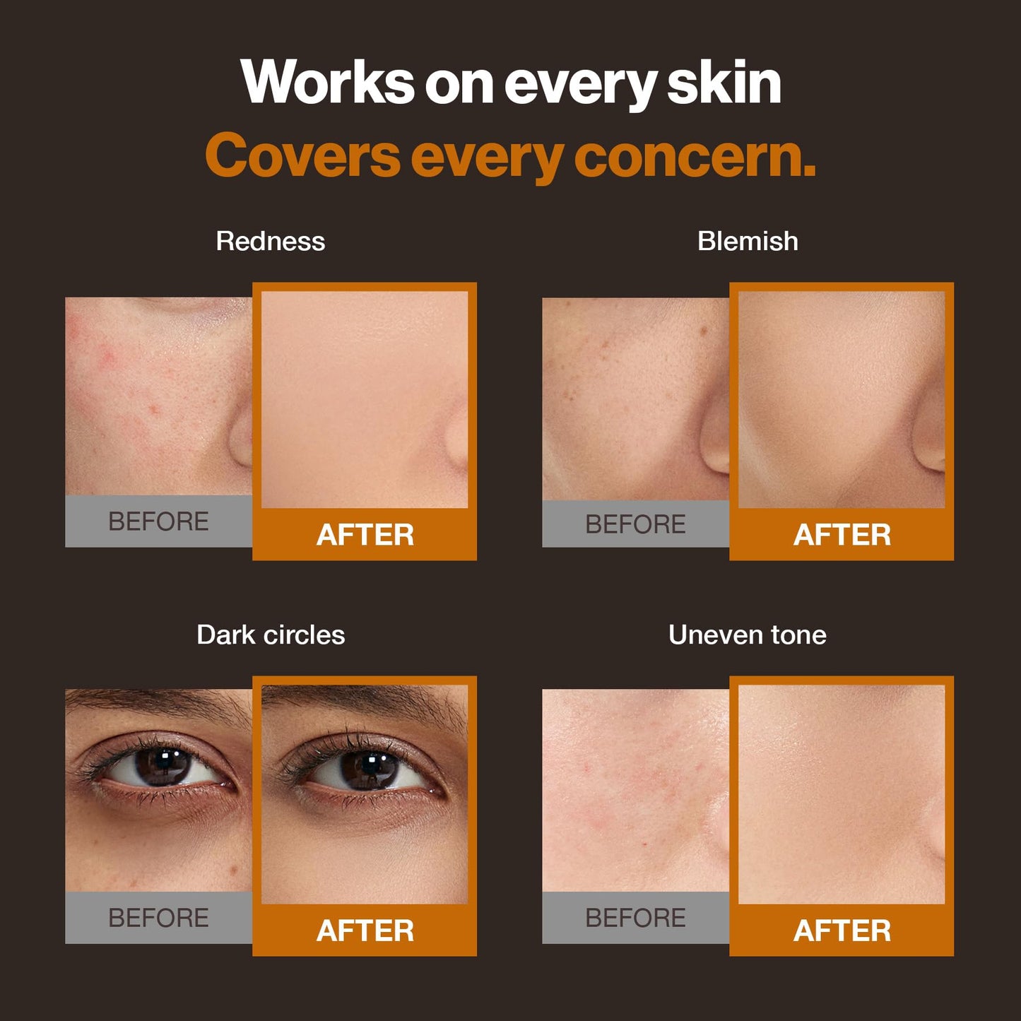 OBgE Natural Foundation Stick High Coverage with Brush #2 Beige, 0.49oz | Seamless Matte Finish, Immediate Pore Blurring, All-Day Shine Control, All-In-One Korean Makeup, Built In Detachable Brush