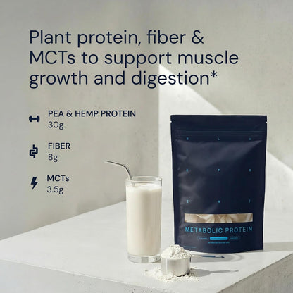 Blueprint Bryan Johnson Vegan Protein Meal Replacement – Plant Based Hemp Protein with 30g Protein Per Serving – Low Calorie, Flavored Protein for Women & Men – Dairy Free – 15 Servings - Vanilla