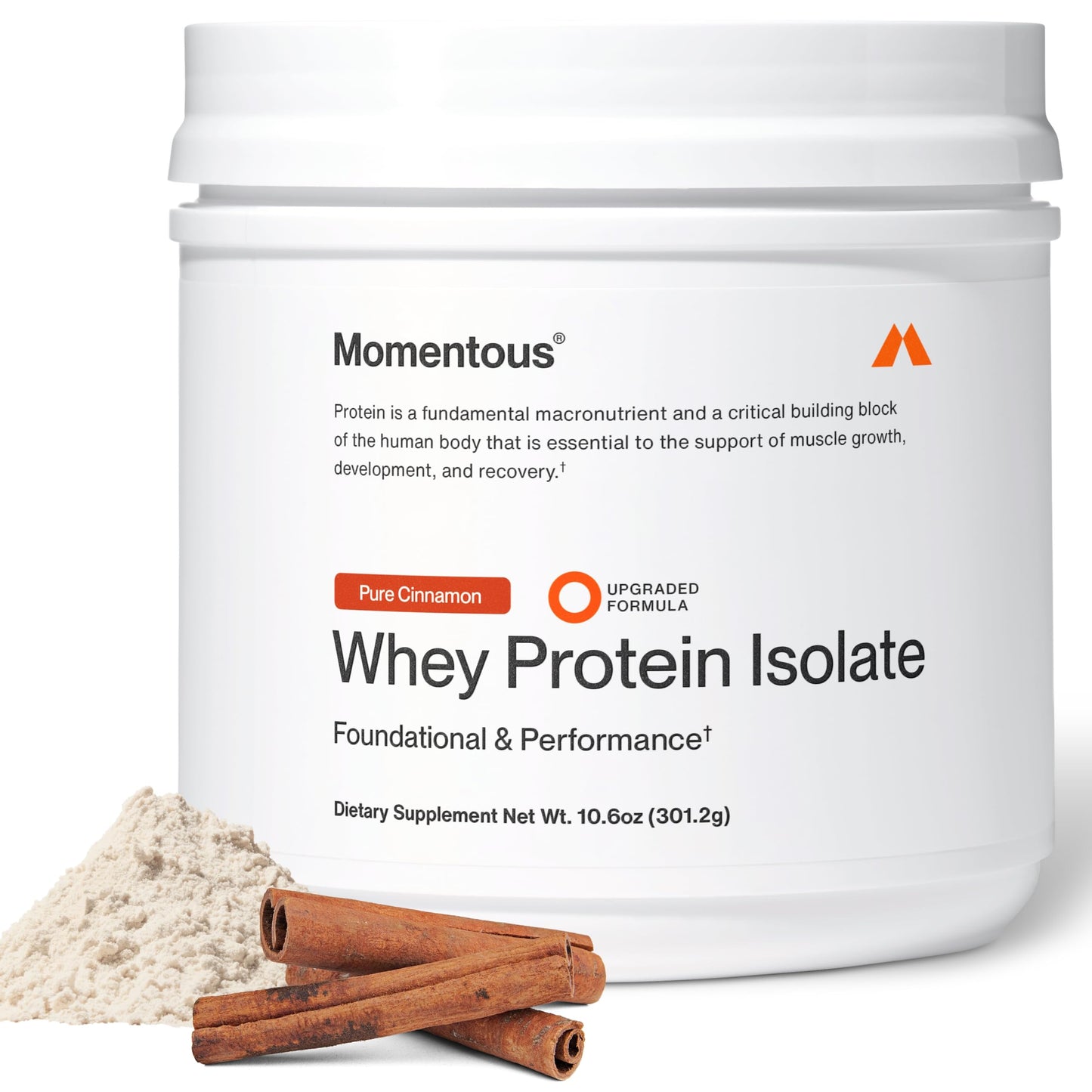Momentous Essential Grass-Fed Whey Protein Powder - 20 g Whey Isolate Protein - NSF Certified for Sport - Gluten-Free - 25 Servings for Essential Everyday Use - Vanilla - Package May Vary