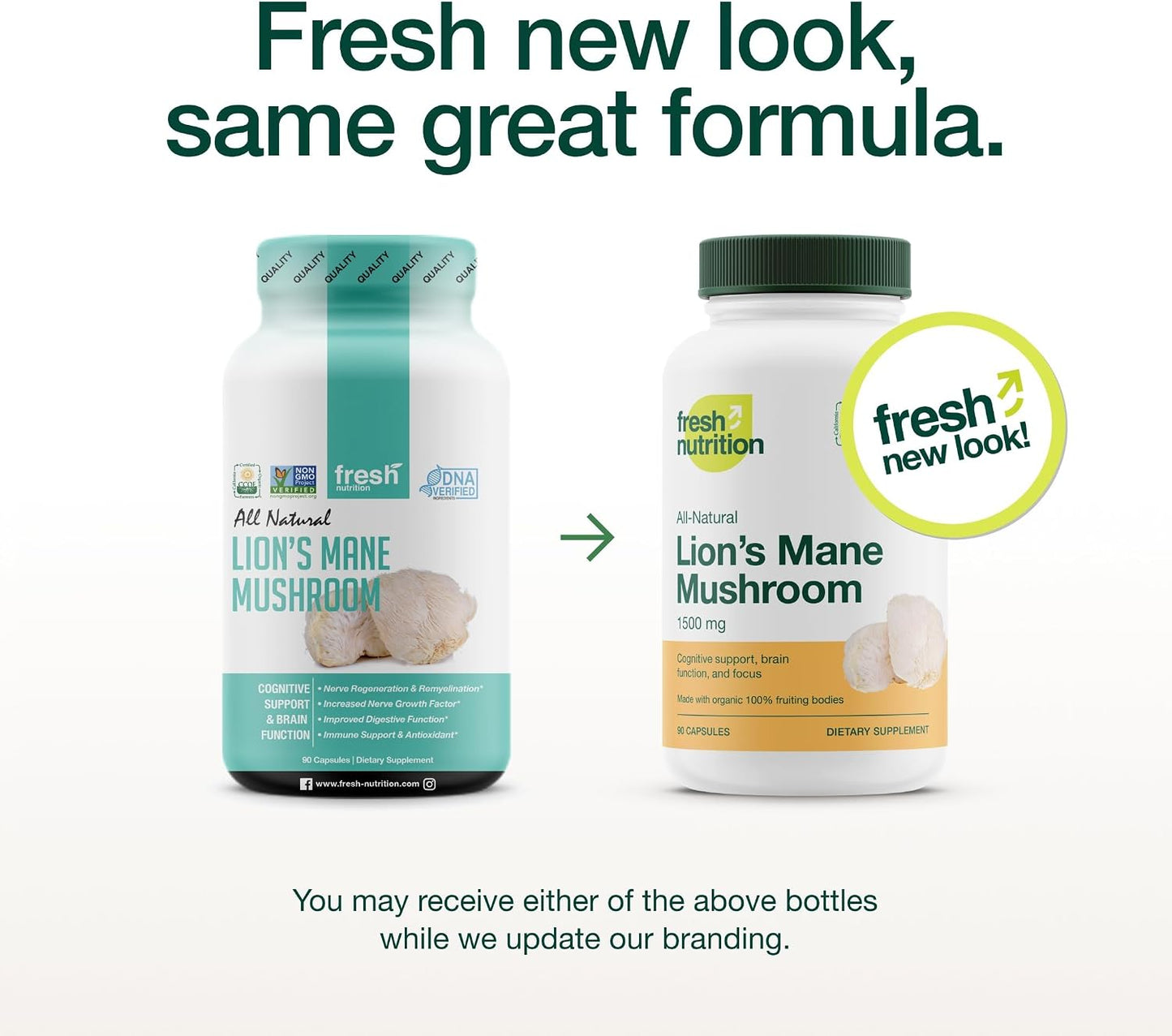Lions Mane Mushroom Capsules Strongest 1500mg at Special Launch Price - Organic Powder Vegan Friendly Supplement - Brain, Nerve & Immune System Function Benefits - Powerful Superfood - Non GMO