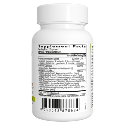 BIOptimizers Cognibiotics Probiotic Brain Supplement - Helps Support Mood, Better Focus, Memory, Mental Clarity - 60 Capsules