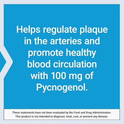 Life Extension Arterial Protect - Blood Pressure Supplement for Heart Health - with gotu kola and Pycnogenol Dried French Maritime Pine bark extracts - Gluten-Free, Non-GMO, Vegetarian - 30 Capsules | Cardiovascular Health Supplement for Circulatory, Endo
