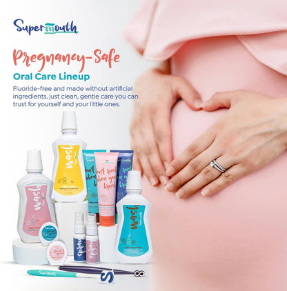 SuperMouth Nano Hydroxyapatite Mouthwash, Fluoride Free, Mint