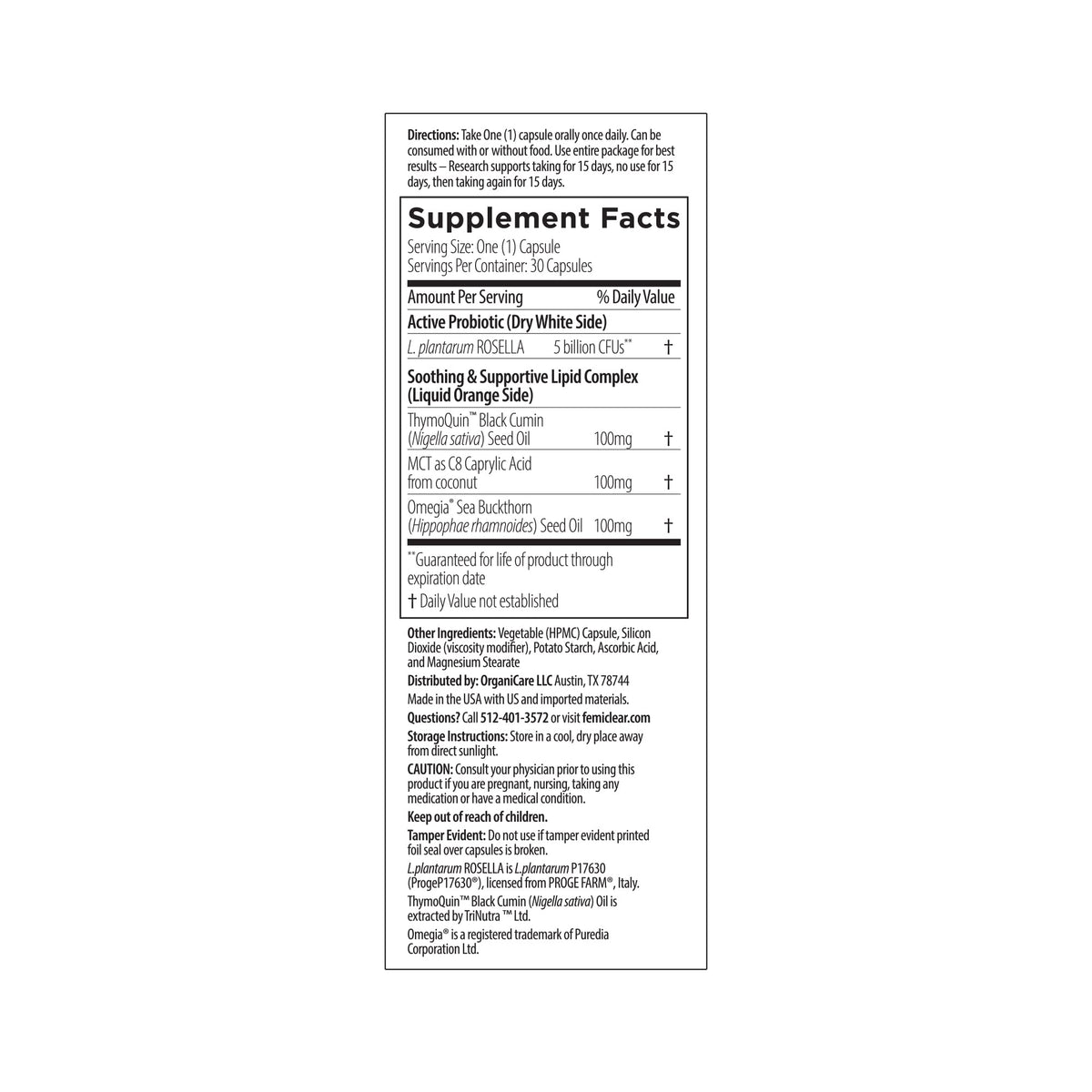 FemiClear 1-Day Dose Restoratives Complex Probiotic Bundle
