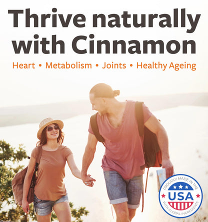 USDA Organic Ceylon Cinnamon Pills - High Potency Ceylon Cinnamon Supplement with 1000mg per Serving for Full Body Antioxidant Support - Vegan Non-GMO cGMP Made & Lab Verified (2 Months Supply)