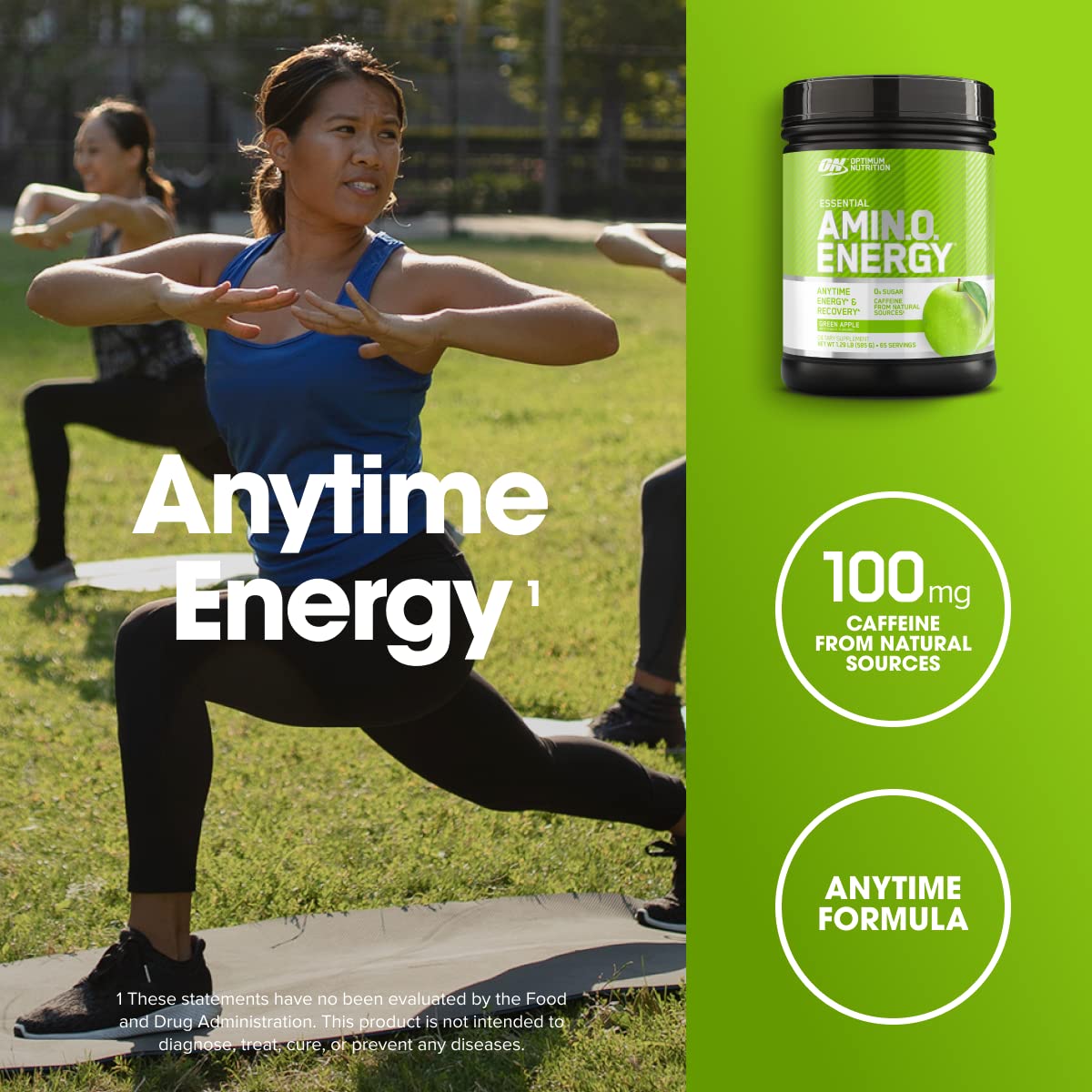 Optimum Nutrition Amino Energy with Green Tea and Green Coffee Extract, Flavor