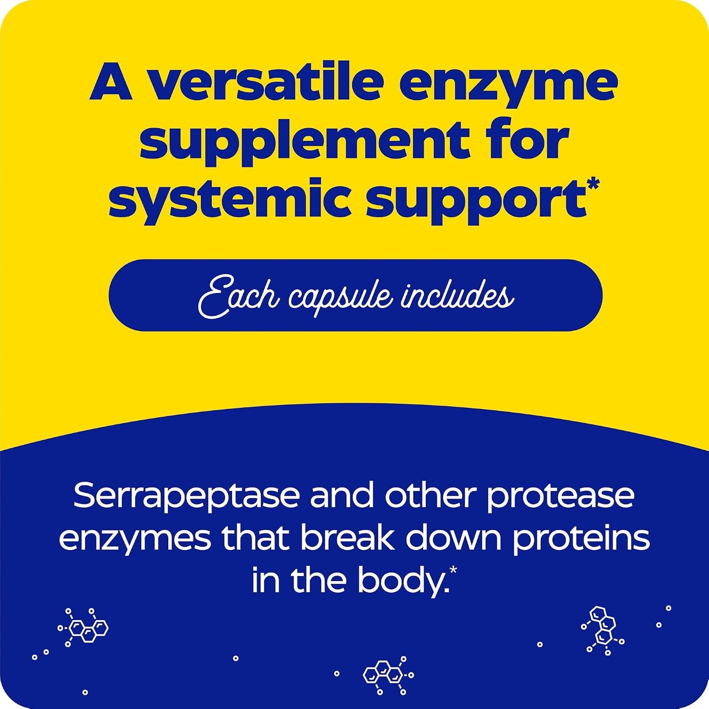 Enzymedica SerraGold - High Potency Serrapeptase Enzyme Supplement for Men & Women, Serrapeptase 100,000 SPU for Adults, Supports Sinus & Respiratory Health, Heart & Immune Function - 120 Capsules