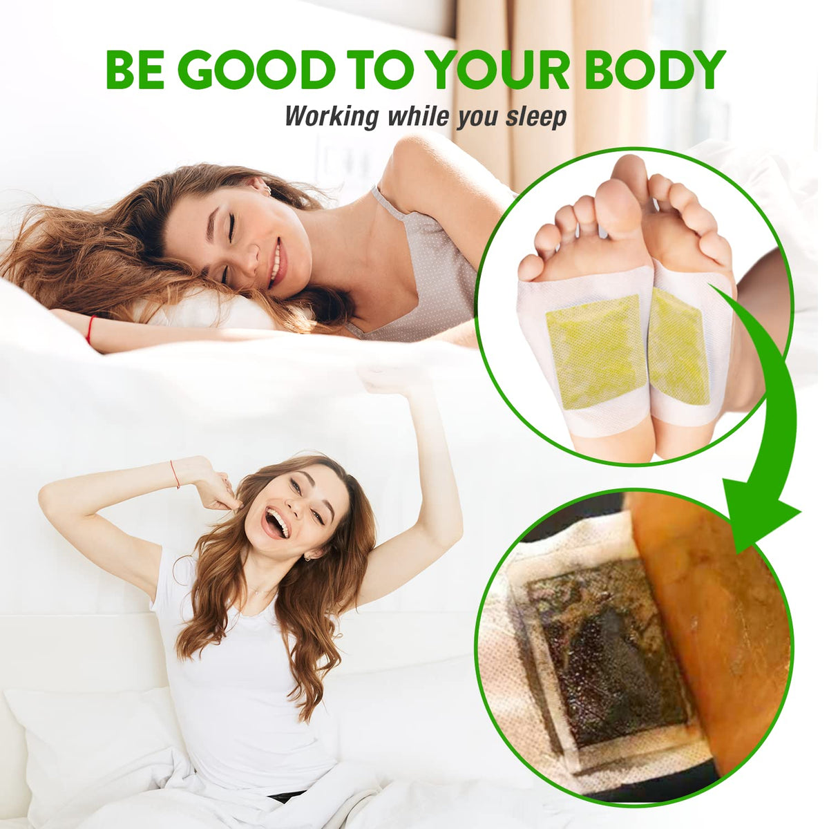 Foot Paches, Premium Deep Cleansing Foot Pads, Bamboo Foot Paches