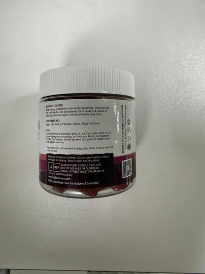 Magnesium Bisglycinate Chelate Gummies | 400 mg High Absorption Magnesium Bisglycinate with L-theanine Supplement for Women and Men, Sugar Free, 30 Day Supply