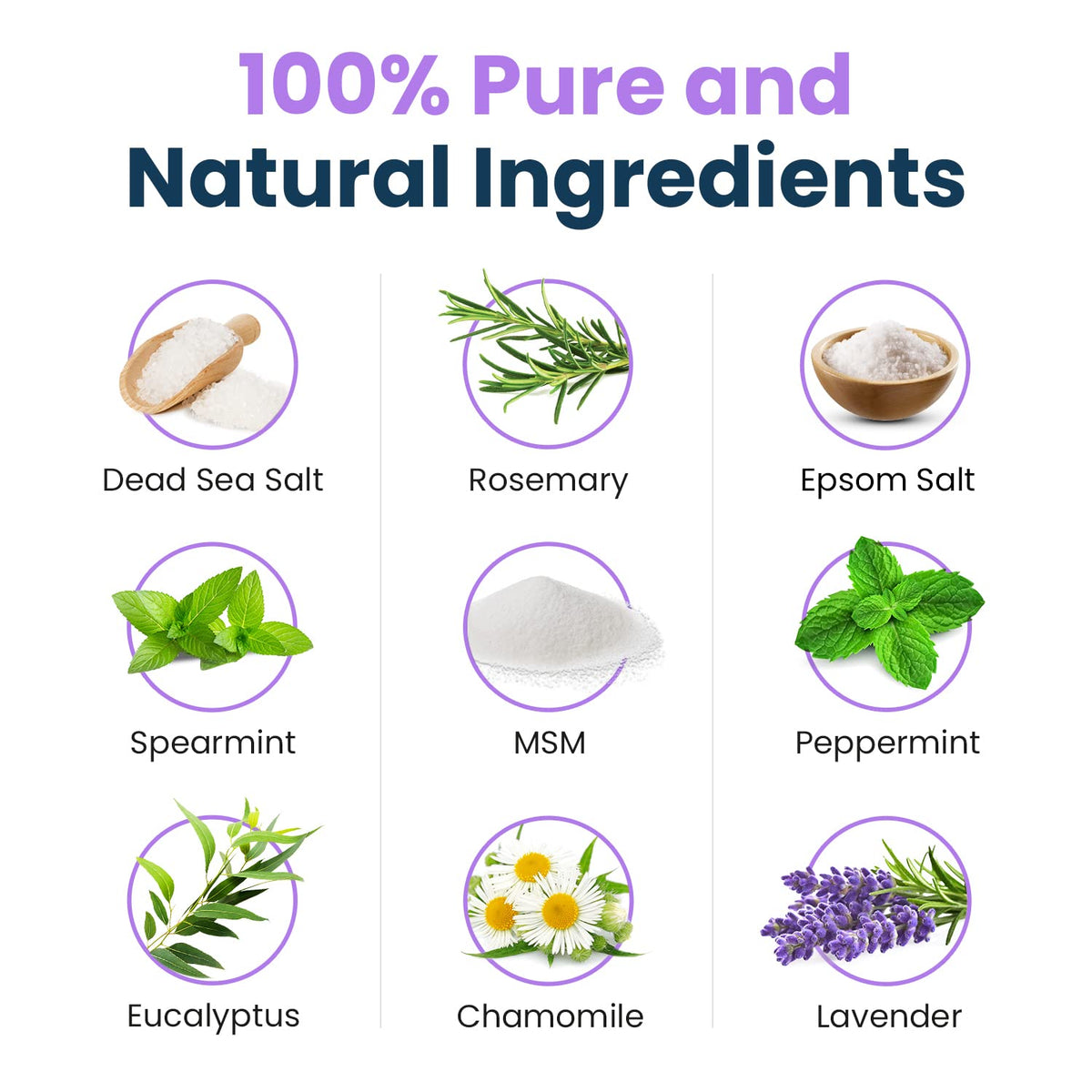 Soothing Lavender Foot Soak with Epsom Salt - Best Toenail Treatment, & Softens Calluses