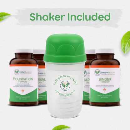 Foundation Plan – 5-Product Daily Wellness Kit with Botanical Ingredients & Phospholipids – Plant-Based, Non-GMO, USA-Made