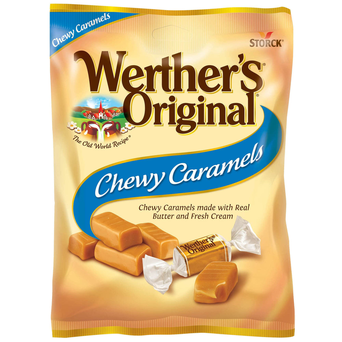 Werther's Original Sugar Free Hard Candies 1.46 Oz (3 Pack)