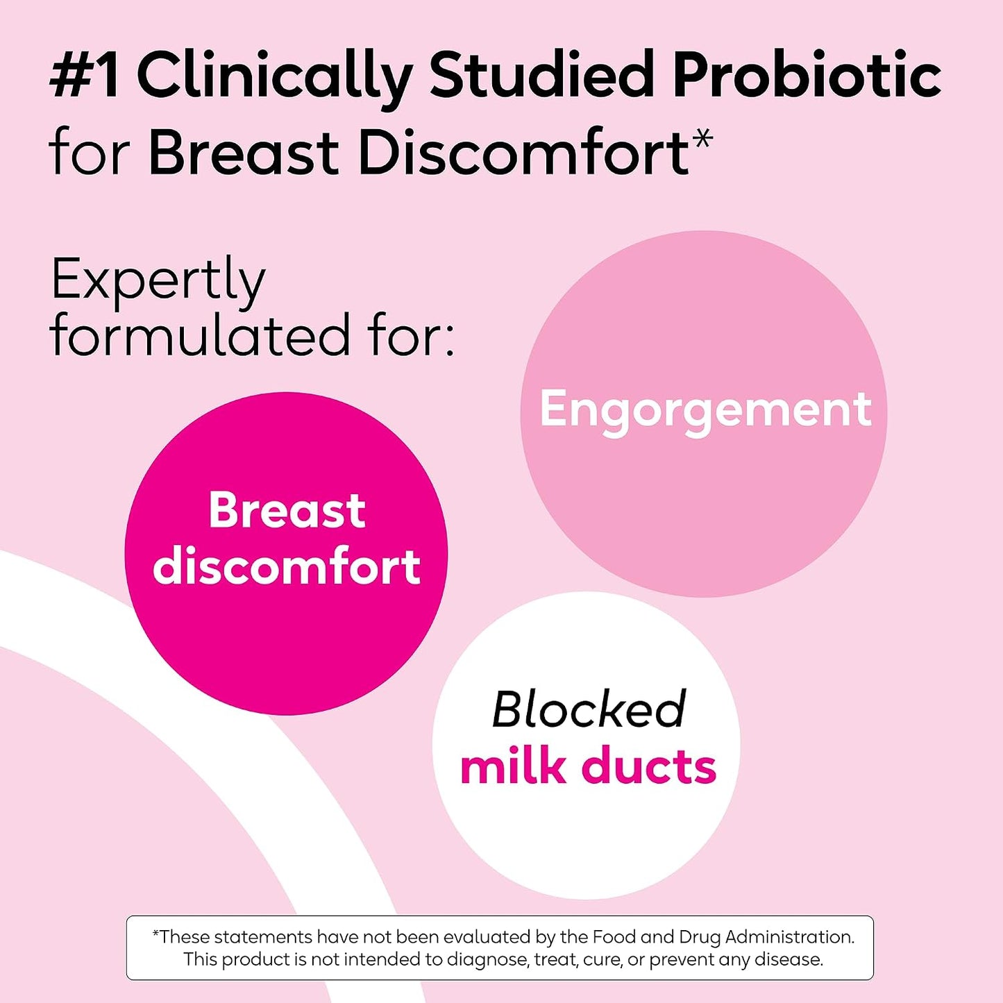 BioGaia Elactia Breastfeeding Probiotic | Lactation Supplements | Newborn Essentials and Probiotics for Both Mom & Baby | Daily Supplement for Healthy Lactation | 30 Count | Breastfeed Happy