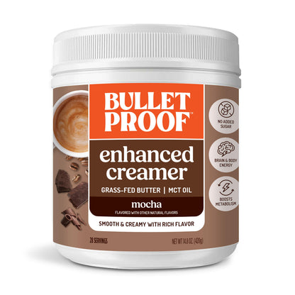 Bulletproof Original Creamer, 14.8 Ounces, Keto Coffee Creamer with MCT Oil and Grass-Fed Butter, Supports Brain Function