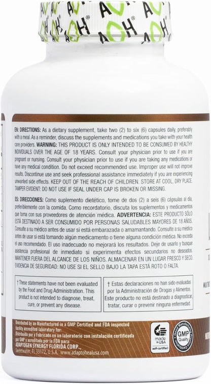 ADAPTOHEAL Liverheal Liver Support Milk Thistle, Turmeric (180 Caps)