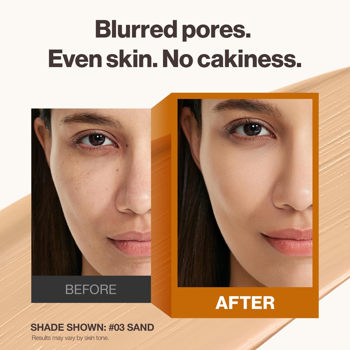 OBgE Natural Foundation Stick High Coverage with Brush #2 Beige, 0.49oz | Seamless Matte Finish, Immediate Pore Blurring, All-Day Shine Control, All-In-One Korean Makeup, Built In Detachable Brush