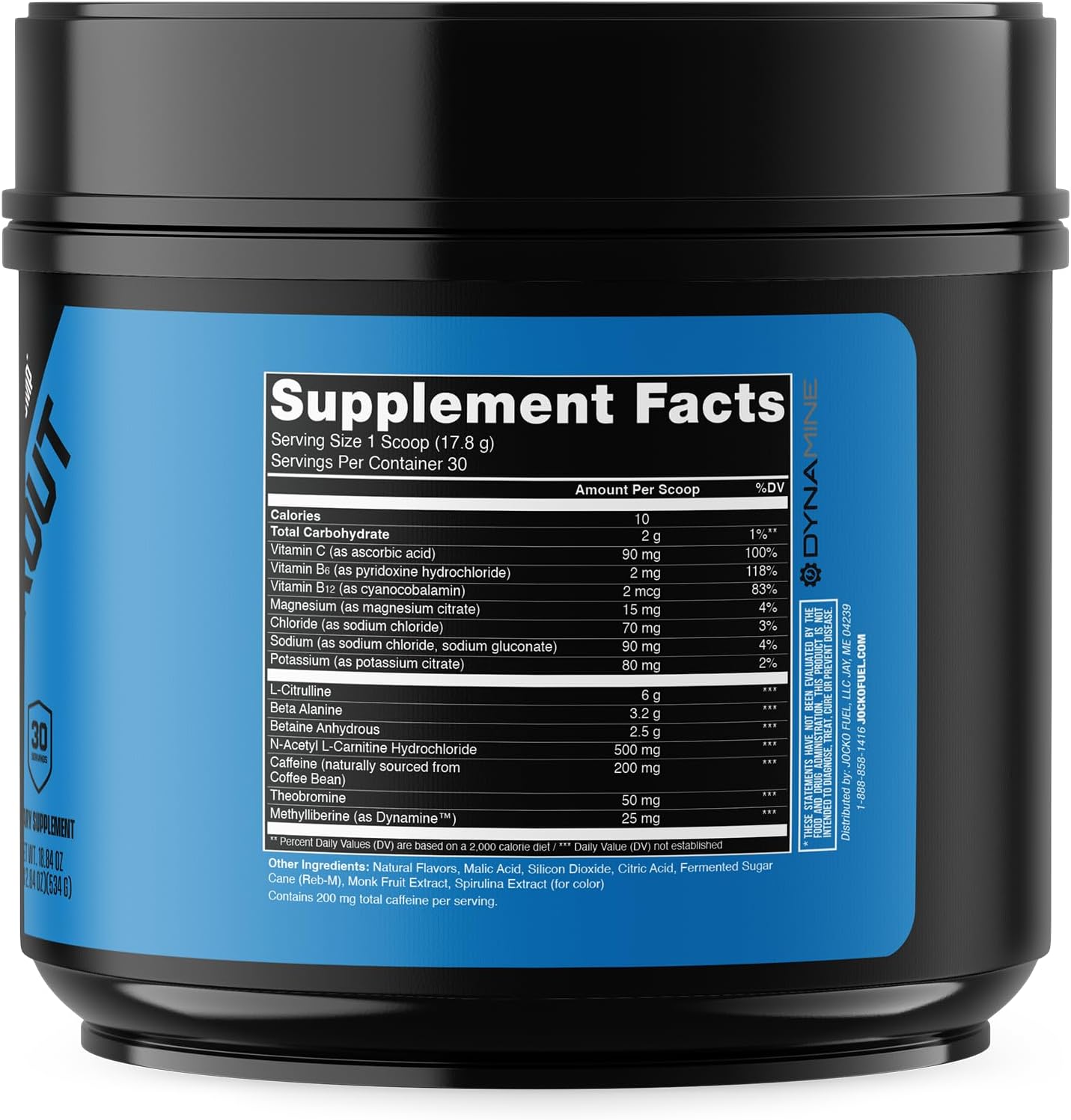 Jocko Fuel Gym Bundle - Creatine + Nitro Pop Pre Workout Powder (2 Pack Bundle) 30 Day Supply
