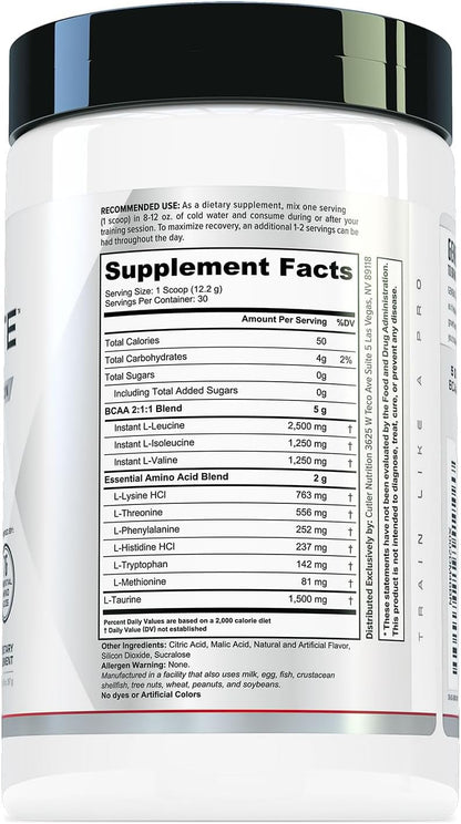 Cutler Nutrition Generate Sour Rainbow Candy BCAA EAA Powder, 30 Servings | 12.95 oz | 5g BCAAs and 2g EAAs per serving for post-workout recovery, hydration, lean muscle support and protein synthesis