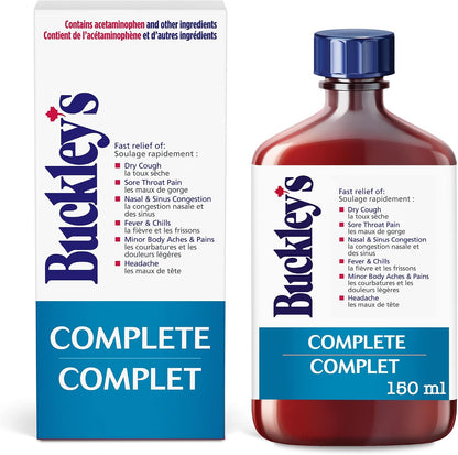Buckley's Original complete syrup; 150 ml Size