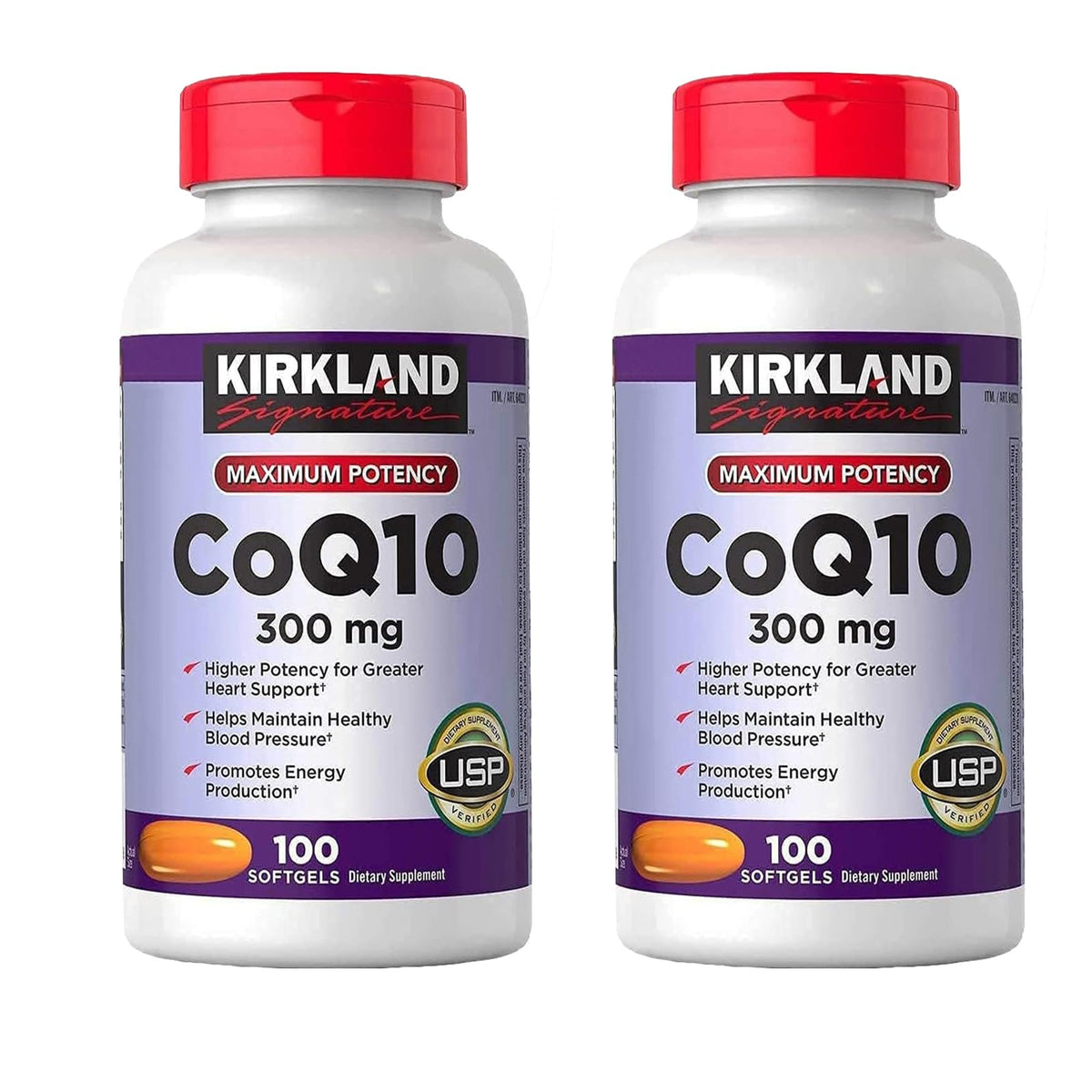 CARZIX CoQ10 300mg,100 Softgels-Helps Maintain Healthy Blood Pressure，Romotes 