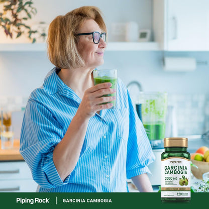 Piping Rock Garcinia Cambogia Extract Capsules | 120 Count | Concentrated Pills | Non-GMO, Gluten Free Supplement