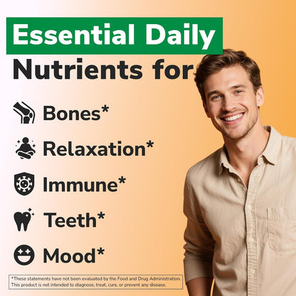 Vitalibre Vitamin D3 K2 10000 IU + Magnesium Glycinate, 60 Mini Softgels | High Absorption D3 K2 Vitamin 10000 IU for Bone, Teeth, Immune & Energy Support, Non-GMO, Easy to Swallow