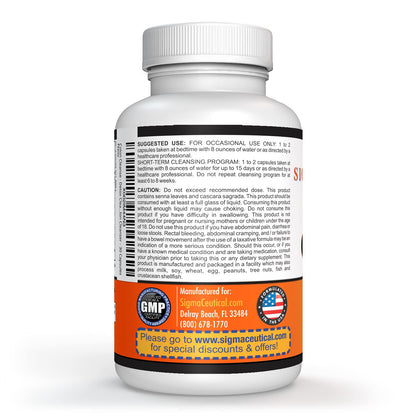 Sigmaceutical 1 Day Colon Cleanse - Detox Cleanse - Bowel Cleanse & Laxative - Bowel Detox