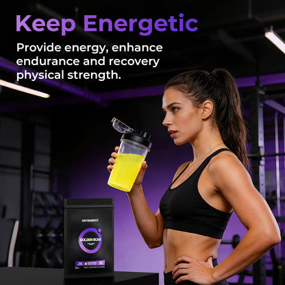 OxyEnergy BCAA 2:1:1 Powder, 7g BCAAs and 2g L-Glutamine, Taurine for Muscle Recovery, Increased Endurance, Perfect Amino Aicds for Pre & Post Workout Recovery, Sugar Free, Lemon, 30 Stick Pack