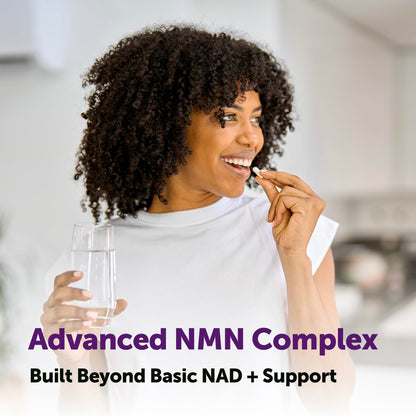 Micro Ingredients NMN Complex 1000mg Per Serving, 120 Veggie Capsules | 10-in-1 with Nicotinamide Mononucleotide, Resveratrol, CoQ10, Quercetin & Glutathione | NAD+ Supplement Precursor | Filler Free