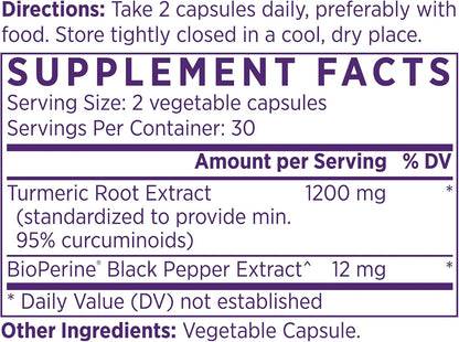 NAOMI Citrus Bergamot and Turmeric Curcumin - High Potency Duo