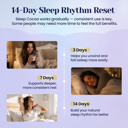 Mushroom Hot Cocoa Powder Natural Sleep Aid with 12 Superfoods, 30 Servings | Magnesium Glycinate, Melatonin 3mg, L-Theanine, Glycine, Lion's Mane, Reishi & Turkey Tail, Moon Bedtime Brew Hot Cocoa Mix