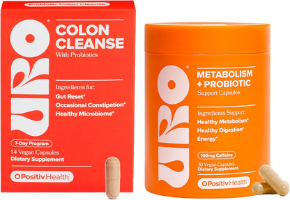 O Positiv URO Gut Reset Bundle – Metabolism + Colon Cleanse