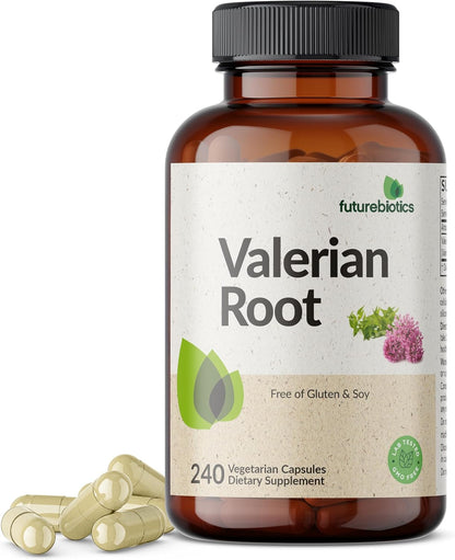 Futurebiotics Valerian Root Promotes Relaxation Non-GMO, 240 Vegetarian Capsules