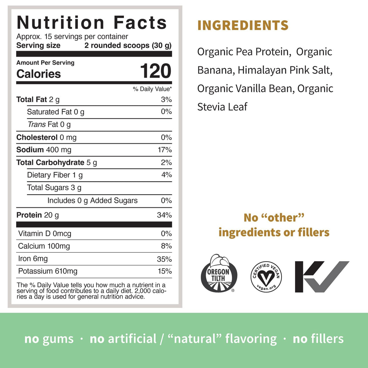 Sprout Living Organic Pumpkin Seed Protein Powder, Unflavored, 20 Grams of Plant Based Protein Powder Without Artificial Sweeteners, Non Dairy, Non-GMO, Vegan, Gluten Free (1 Pound, 14 Servings)