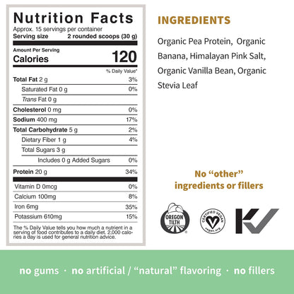 Sprout Living Organic Pumpkin Seed Protein Powder, Unflavored, 20 Grams of Plant Based Protein Powder Without Artificial Sweeteners, Non Dairy, Non-GMO, Vegan, Gluten Free (1 Pound, 14 Servings)