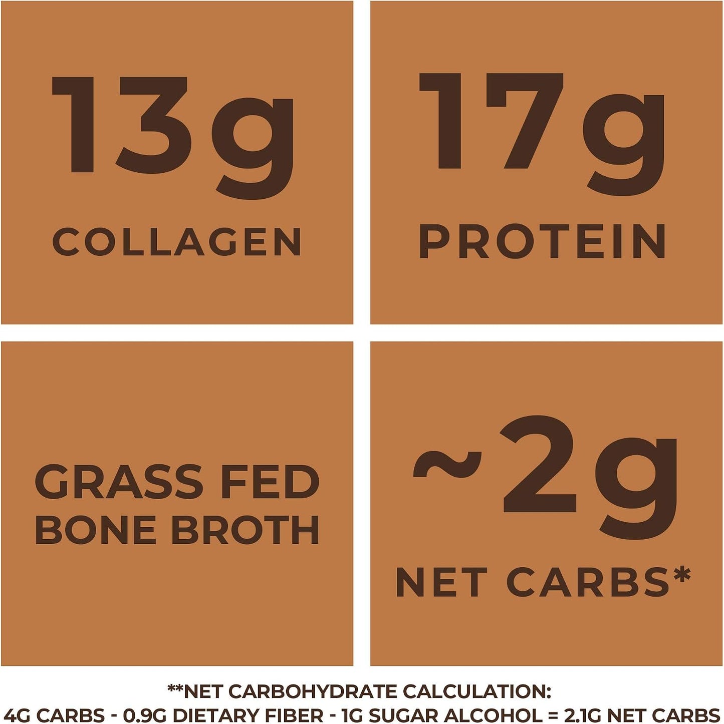 Left Coast Performance 2lb Pure Bone Broth and 2lb Chocolate Bone Broth