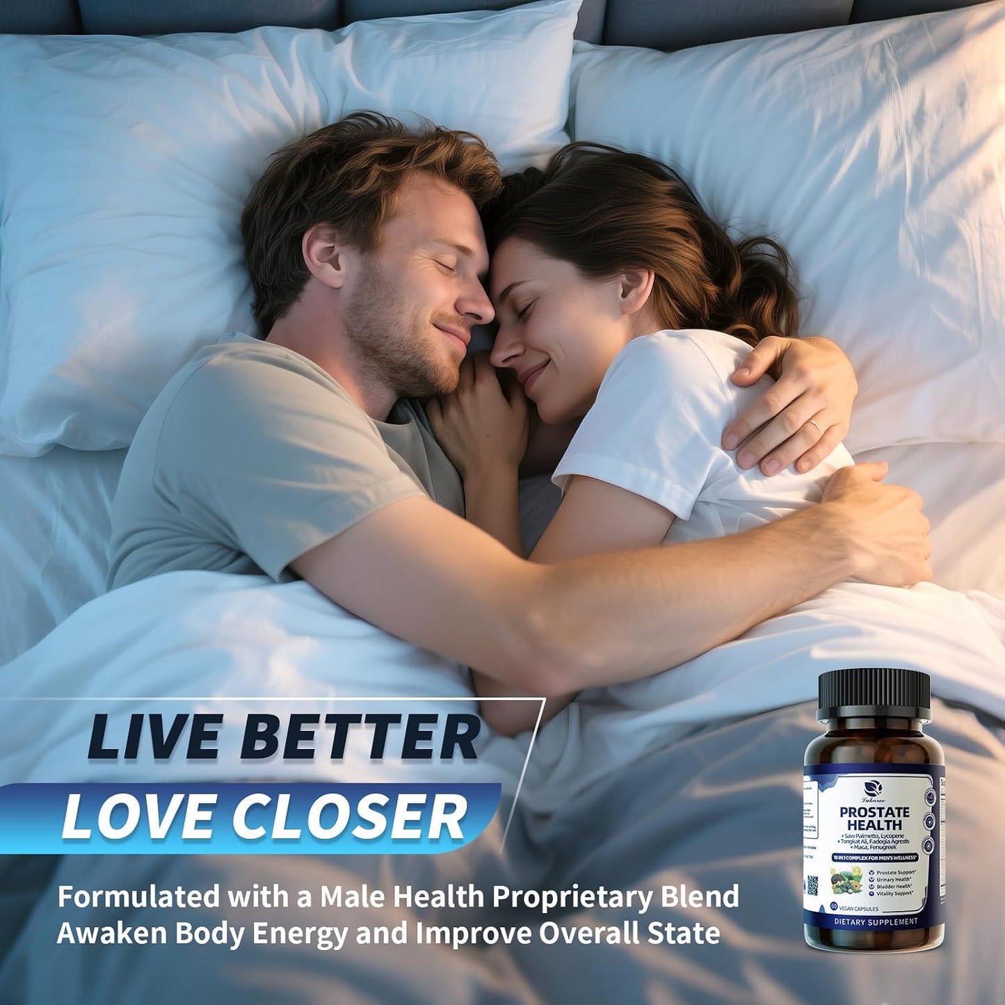Prostate Health Supplements for Men - 18 in 1 Saw Palmetto with Pumpkin Seed & Nettle - Advanced DHT Blocker - Urinary Tract Health Support - with Ashwagandha, Reishi, 2 Pack