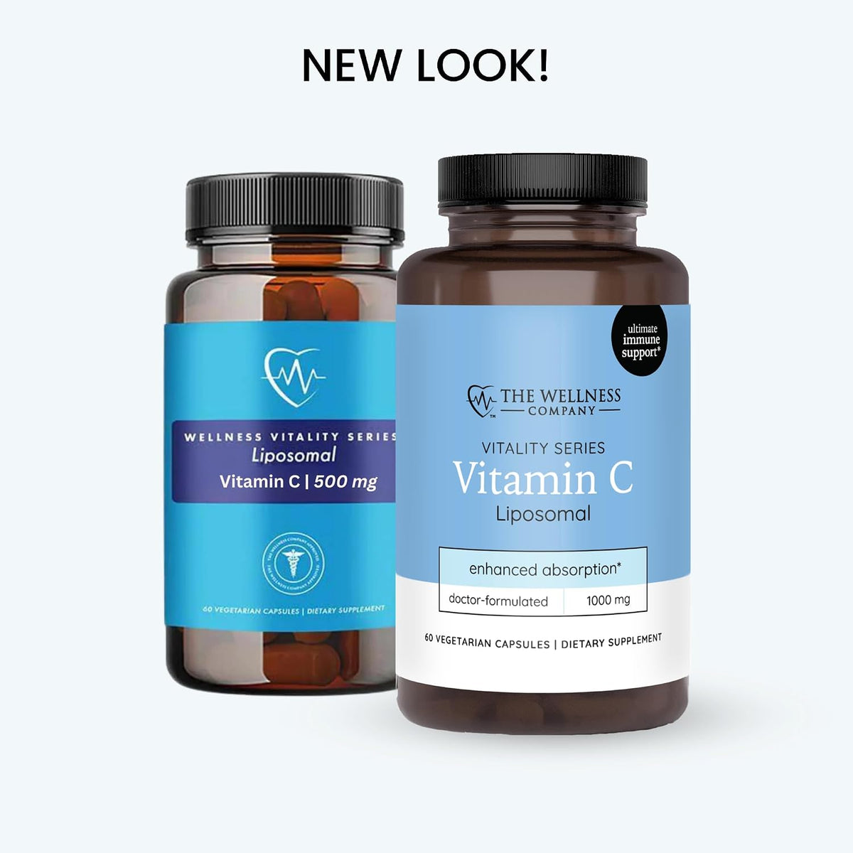 Liposomal Vitamin C - Enhanced Absorption Formula for Immune Support, 60ct