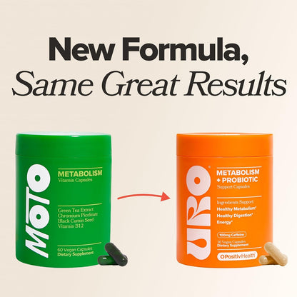 URO Metabolism + Probiotic for Energy & Gut with Chromium – 30-Day Supply