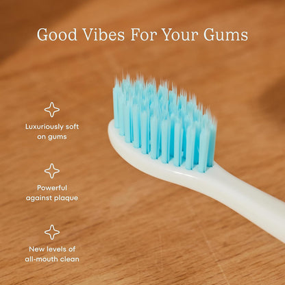 Electric Toothbrush Head Refills by COCOLAB, Sonicare Compatible, 3-Pack